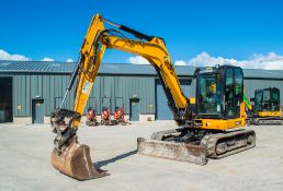 JCB 86c-1 8.6 tonne rubber tracked midi excavator Year: 2014 S/N: 249717 Recorded Hours: 3064 piped,