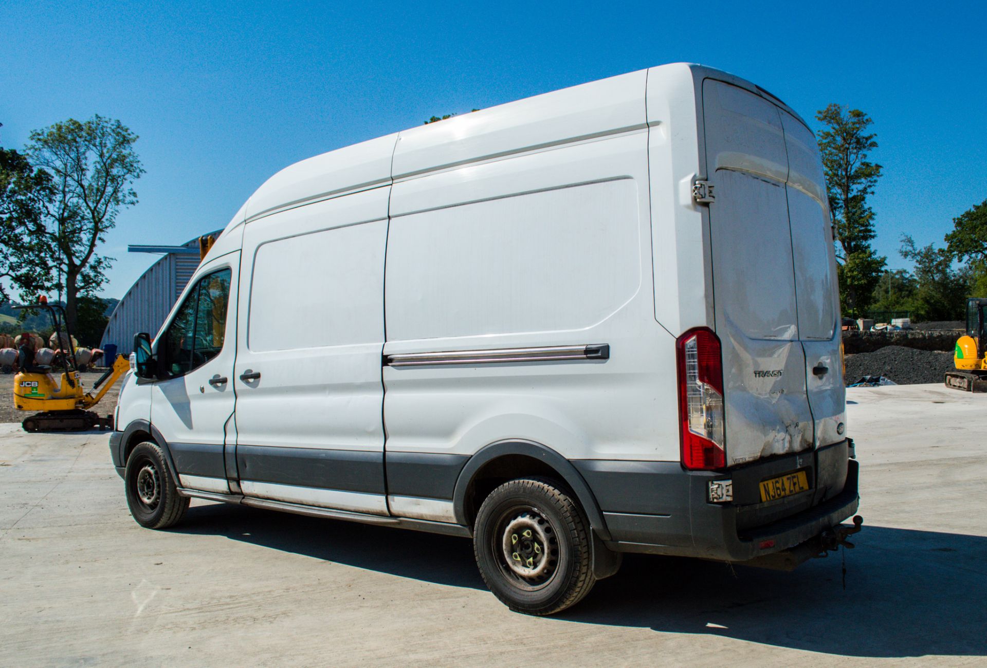 Ford Transit 350 hi-top 2.2 diesel manual panel van Reg No: NJ64 ZFL Date of Registration: 08/10/ - Image 3 of 24