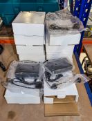 10 - microphone headsets & transmitter boxes ** No VAT on hammer price but VAT will be charged on