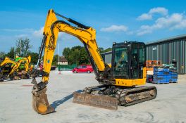 JCB 85z-1 8.5 tonne rubber tracked midi excavator Year: 2015 S/N: 2249158 Recorded Hours: 4064