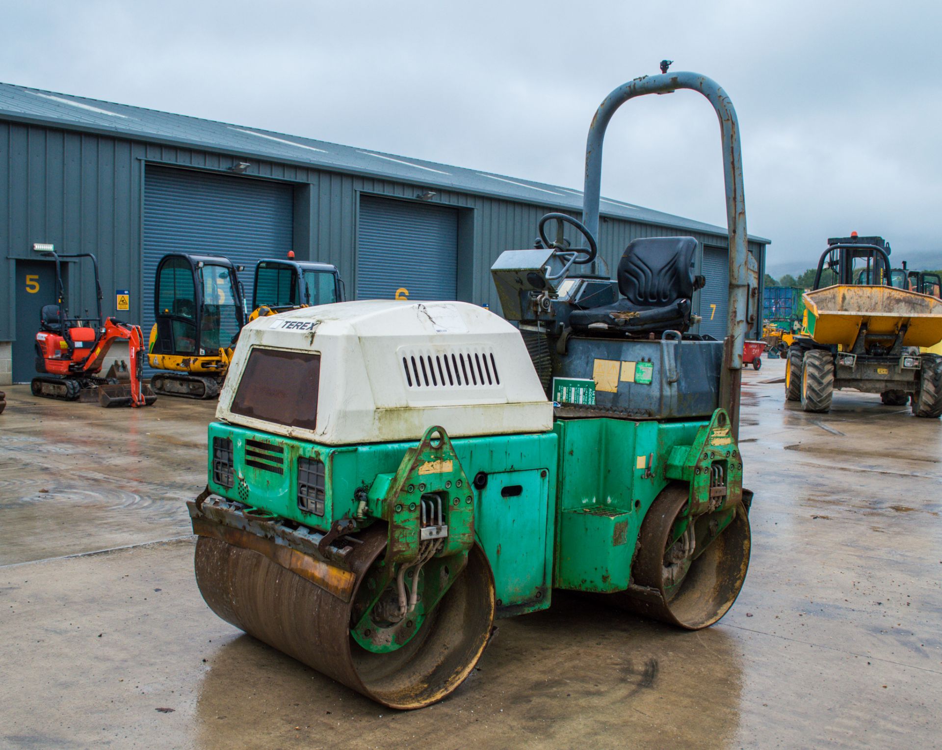 Benford Terex TV1200 diesel driven double drum roller Year: 2006 S/N: 605CD069 Recorded Hours: 1413