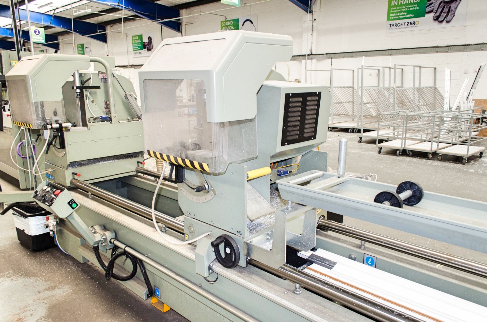 Emmegi Classic Star 500 T U/4 twin head cut off saw Year: 2019 S/N: C122736 ** The machines have now - Image 4 of 15