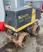 Bomag BMP851 diesel driven trench roller Year: 2005 S/N: 041774 c/w remote control