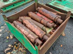 Stillage of trench box spacers