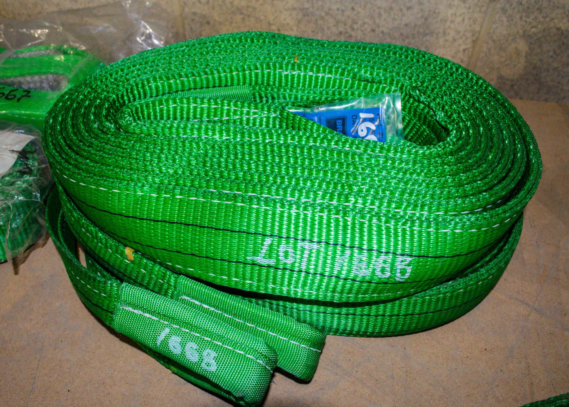 2 - 2 tonne x 6 metre webbing slings ** New and unused **