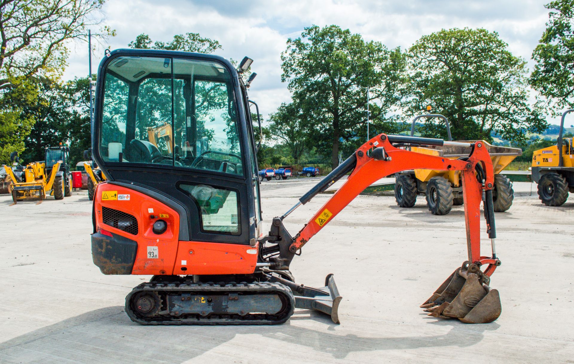 Kubota KX015-4 1.5 tonne rubber tracked mini excavator Year: 2018 S/N: 62600 Recorded Hours: 1604 - Image 7 of 19