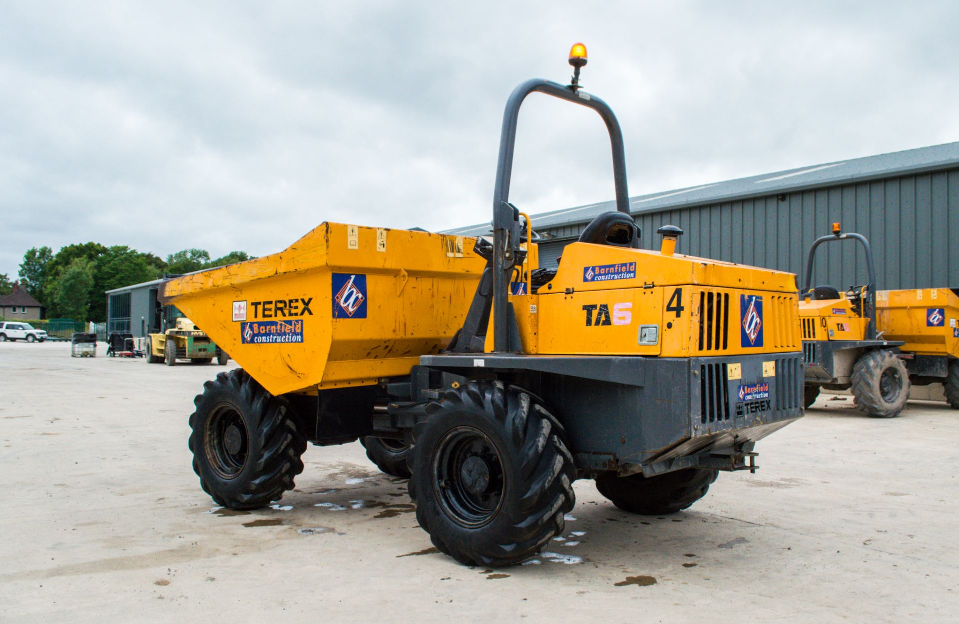 Terex TA6 6 tonne straight skip dumper Year: 2014 S/N: PH6030 Recorded Hours: 2521 - Image 4 of 22