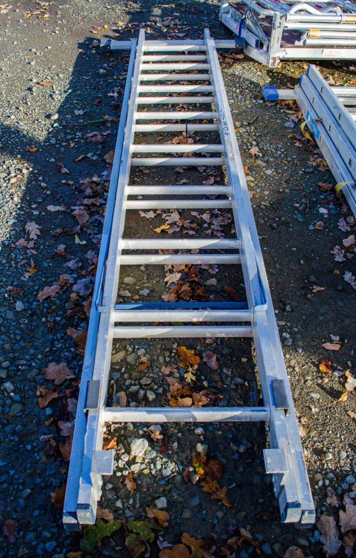 2 stage aluminium ladder 1807LYT0065