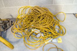 Quantity of 110v extension leads