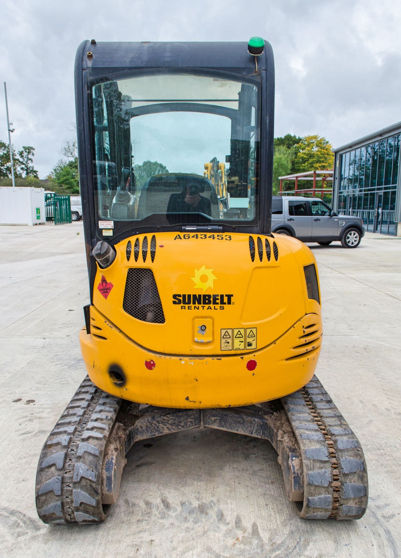 JCB 8025 ZTS 2.5 tonne zero tail swing rubber tracked mini excavator Year: 2013 S/N: 2226194 - Image 6 of 20