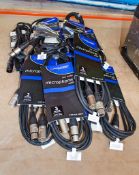 Quantity of XLR audio cables ** New & unused ** ** No VAT on hammer price but VAT will be charged on