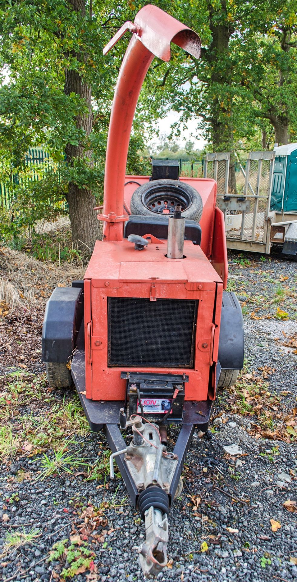 Entec diesel driven fast tow mobile wood chipper ** No VAT on hammer price but VAT will be charged - Image 3 of 8