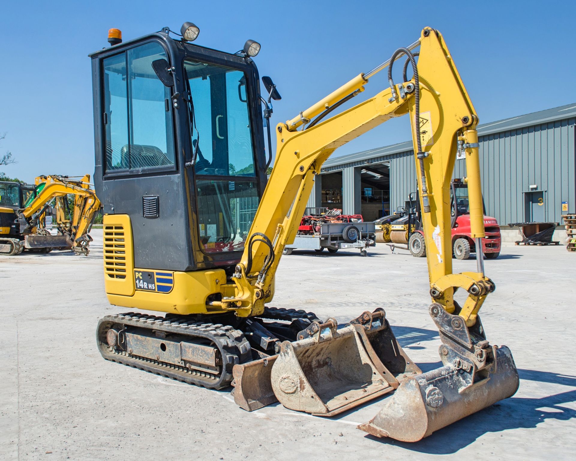 Komatsu PC14R-3HS 1.5 tonne rubber tracked mini excavator Year: 2019 S/N: 50697 Recorded hours: - Image 2 of 21