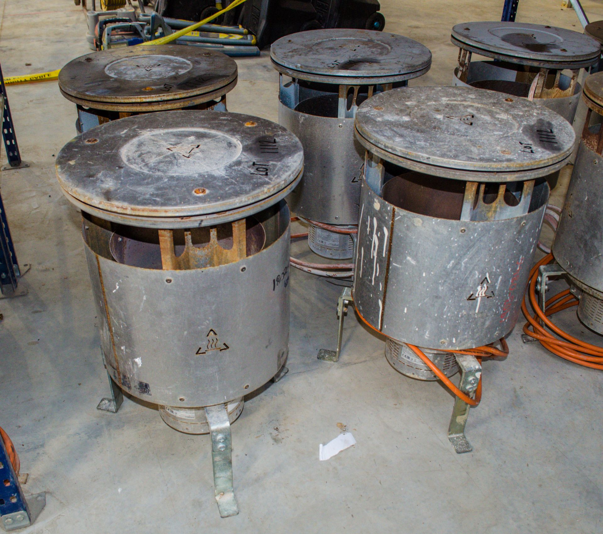 4 - gas fired dust bin heaters