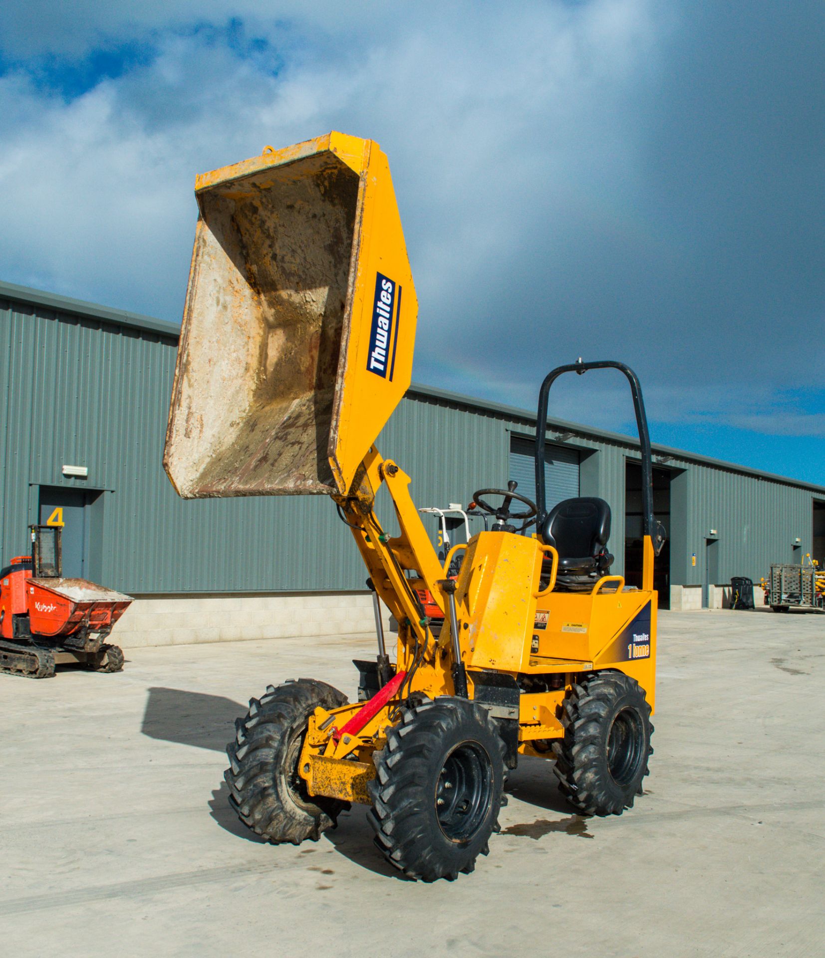 Thwaites 1 tonne hi-tip dumper Year: 2018 S/N: 7E4754 Recorded Hours: 584 XL1810006 - Image 9 of 22