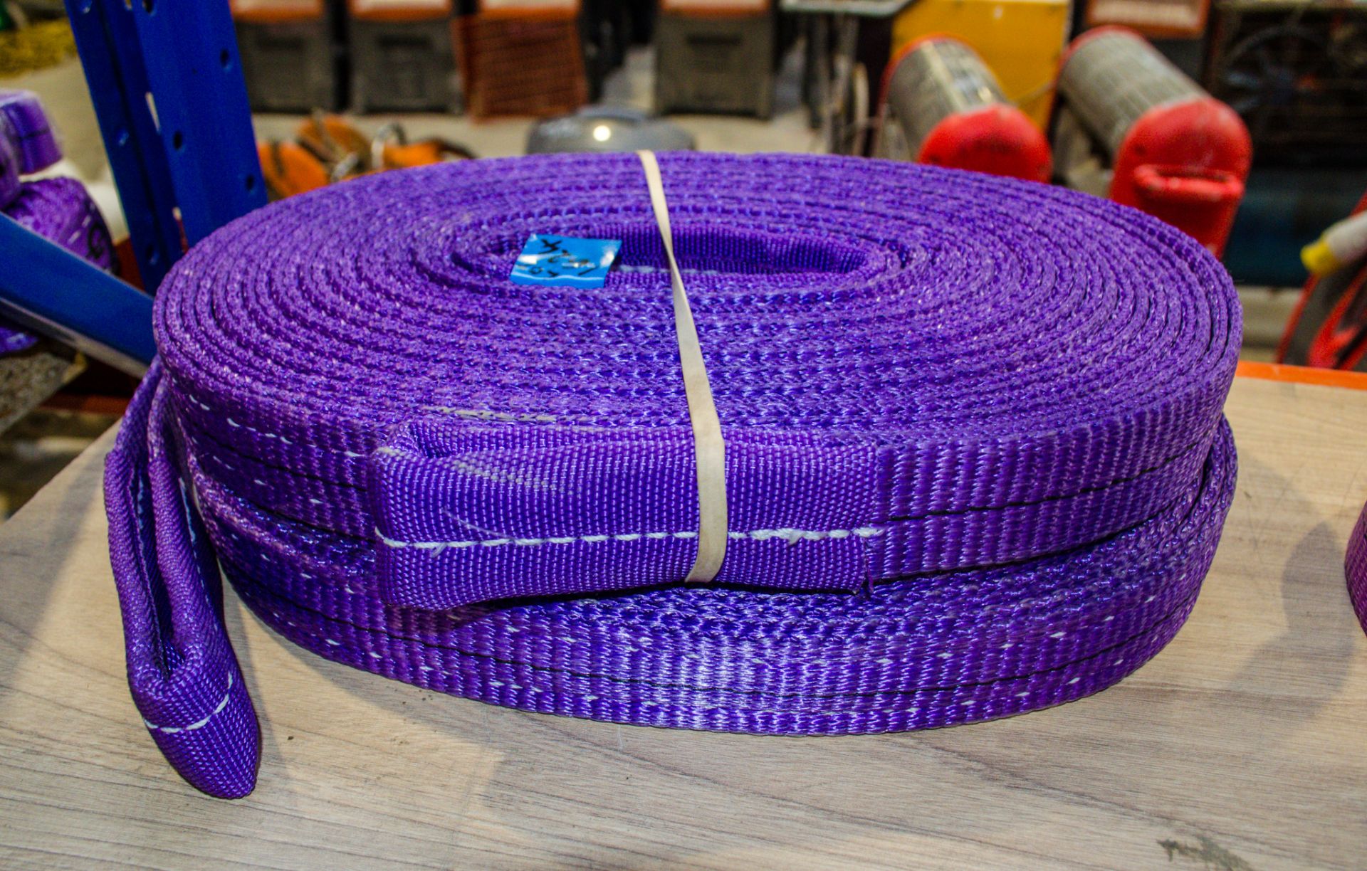 2 - 1 tonne x 6 metre webbing slings ** New and unused **