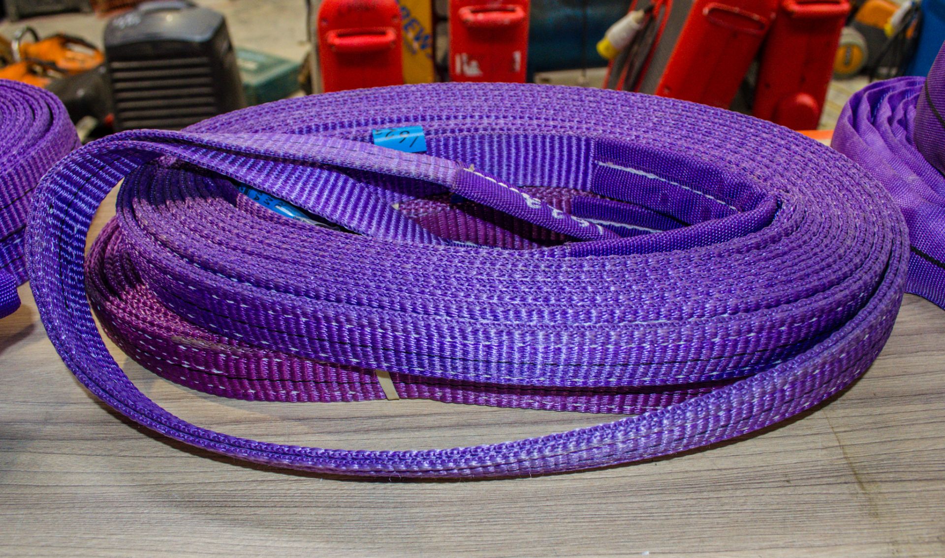 2 - 1 tonne x 6 metre webbing slings ** New and unused **