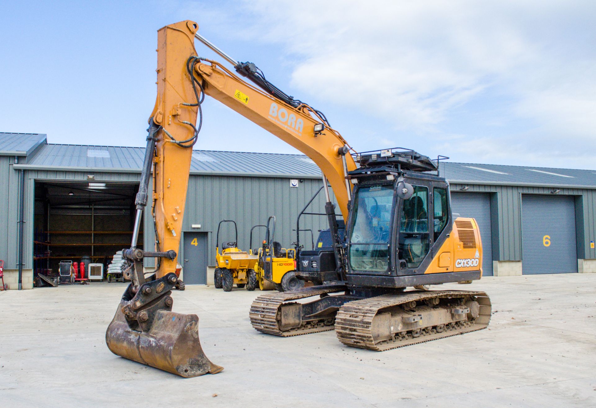 Case CX130D 13 tonne steel tracked excavator Year: 2018 S/N: A13306 Recorded Hours: 5779 piped,