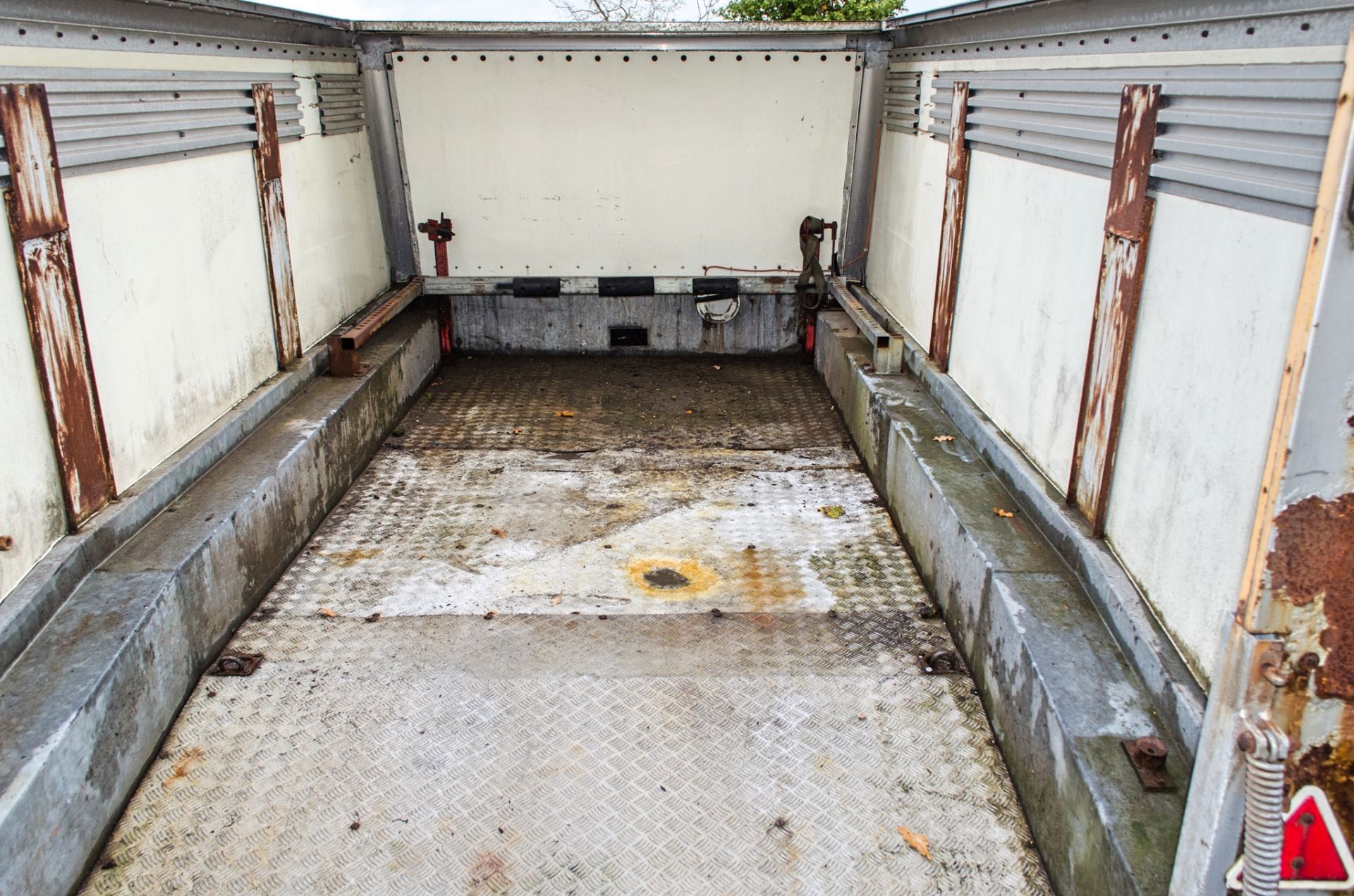 Viking 12ft x 6ft tandem axle trailer c/w sides & ramps ** No VAT on hammer price but VAT will be - Image 5 of 5