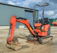 Kubota U10-3 1 tonne rubber tracked micro excavator Year: 2016 S/N: 25813 Recorded Hours: 1549