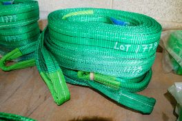 3 - 2 tonne x 4 metre webbing slings ** New and unused **