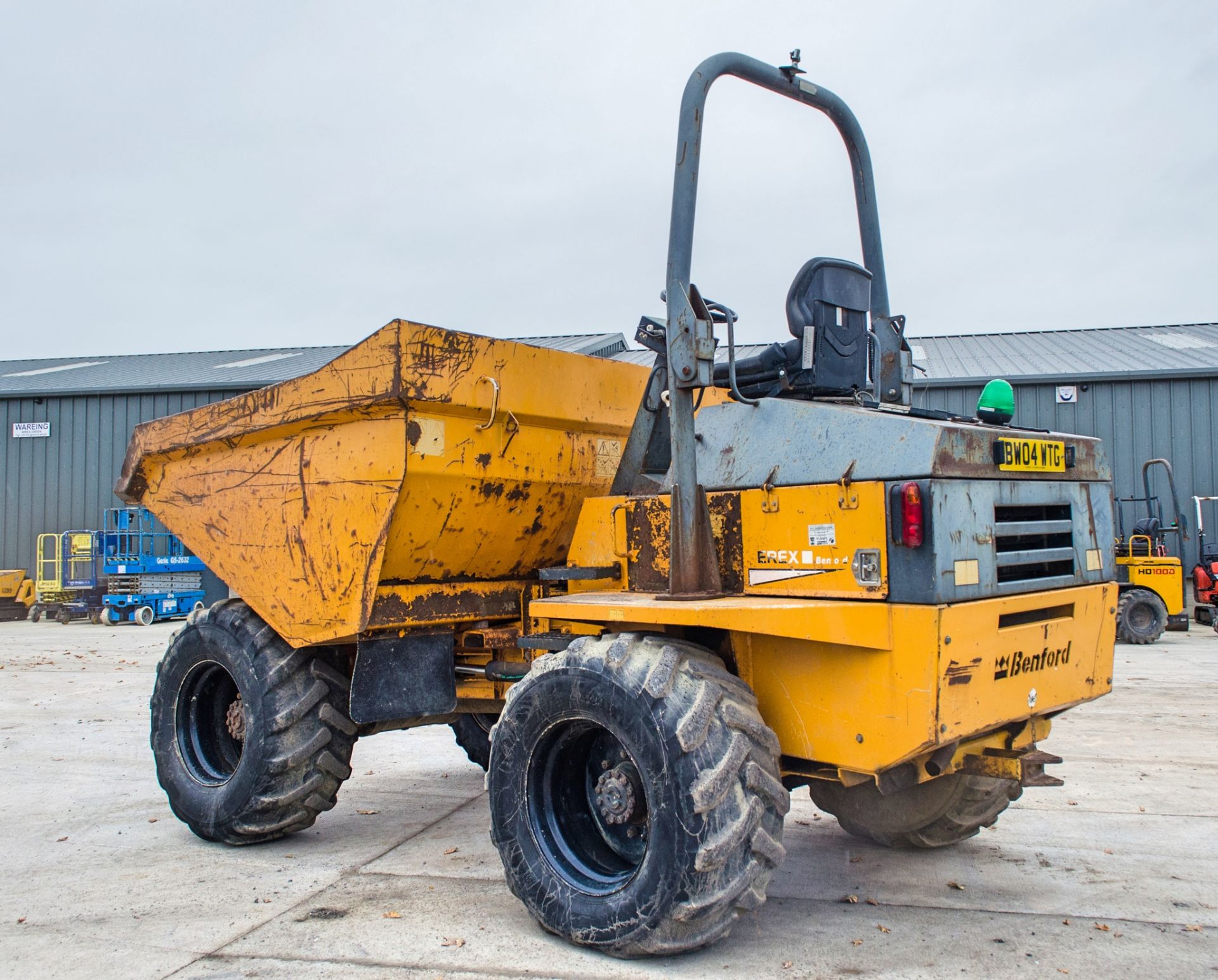 Terex 9 tonne straight skip dumper Year: 2003 S/N: E304HN066 Recorded Hours: Not displayed (Clock - Image 4 of 21