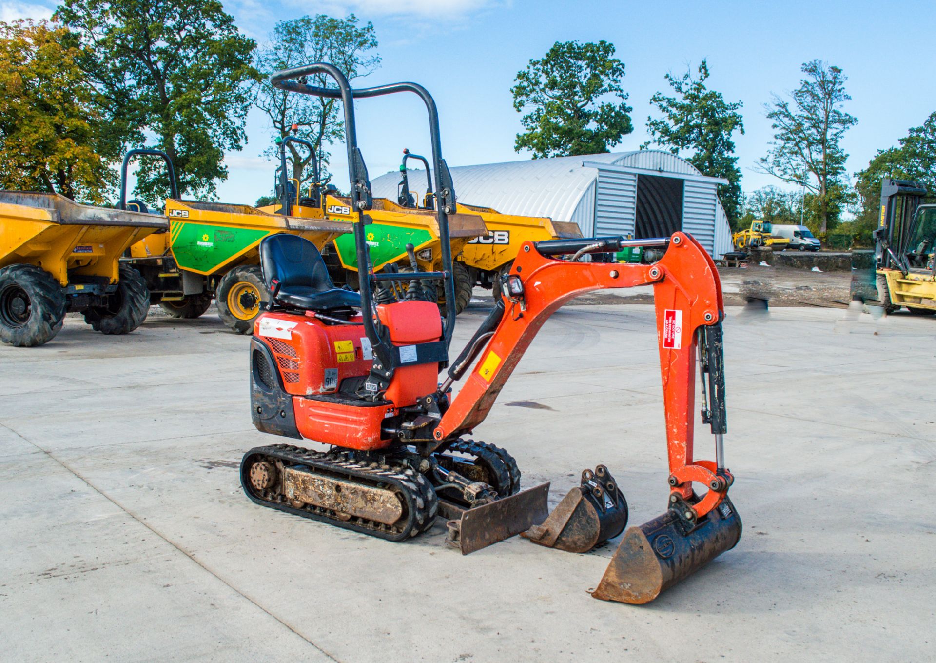 Kubota K008-3 0.8 tonne rubber tracked micro excavator Year: 2018 S/N: 31089 Recorded Hours: 850 - Image 2 of 22