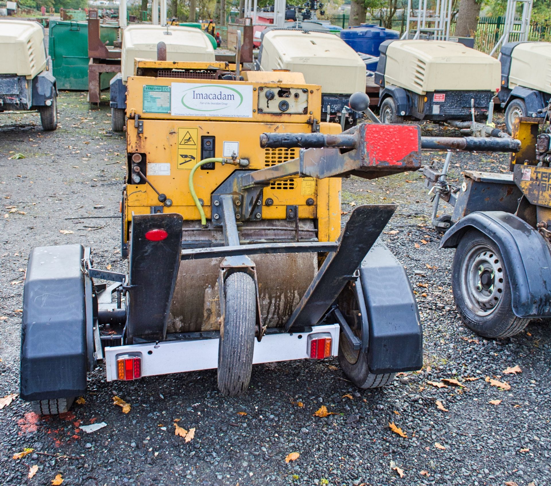 Terex MBR71 diesel driven single drum pedestrian roller breaker Year: 2014 S/N: EE6KY0144 c/w roller - Image 4 of 5