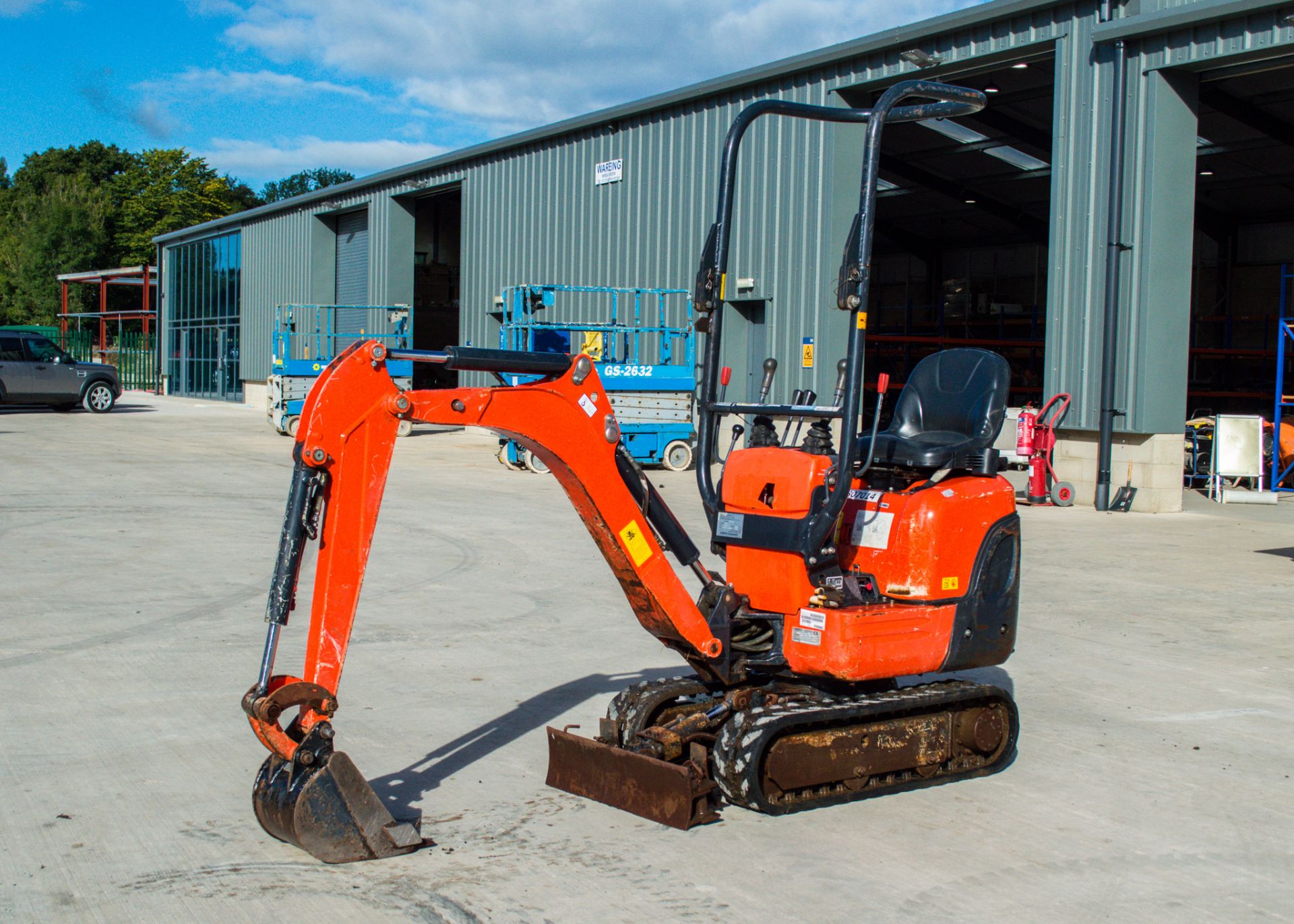 Kubota K008-3 0.8 tonne rubber tracked micro excavator Year: 2018 S/N: 30712 Recorded Hours: 837