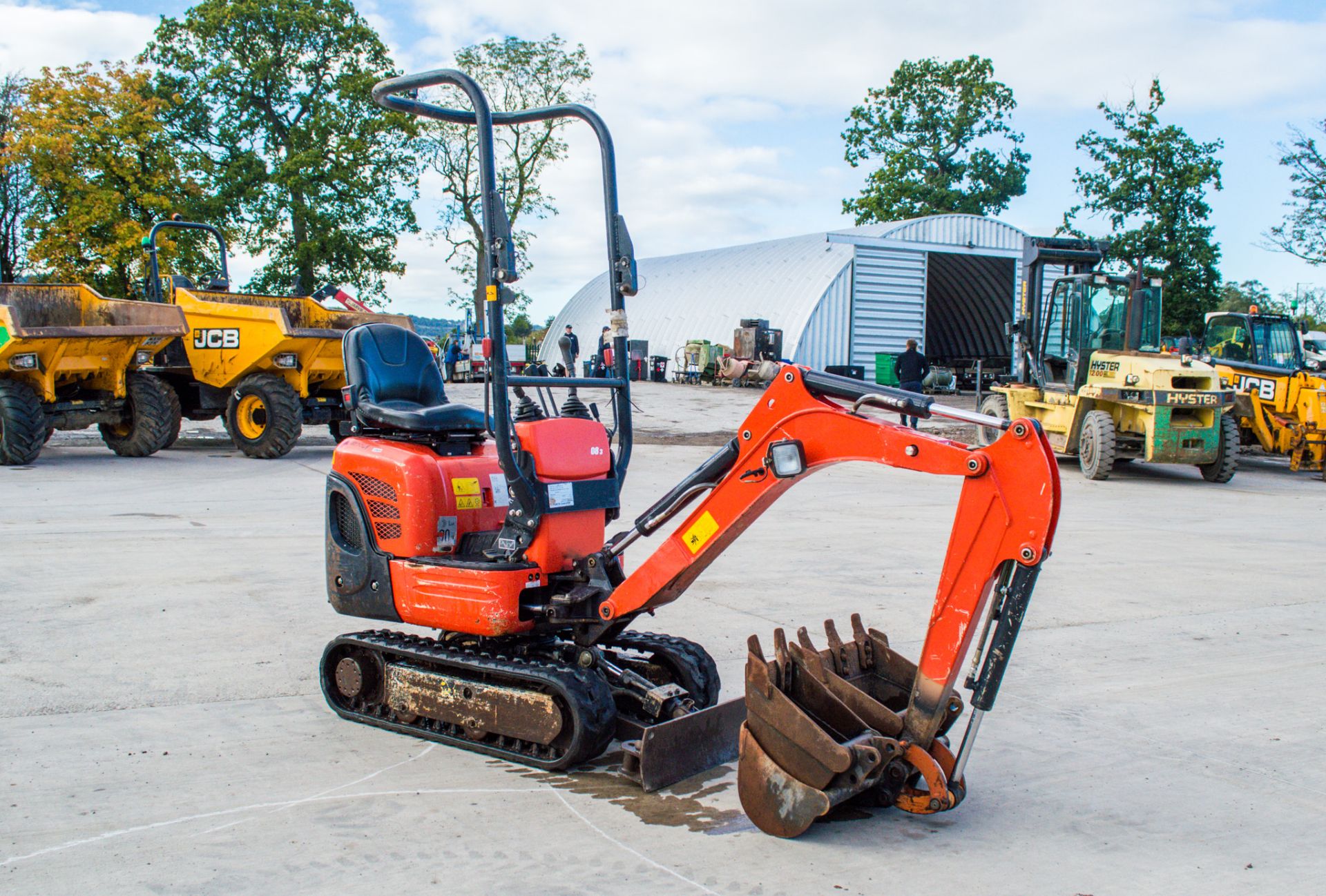 Kubota K008-3 0.8 tonne rubber tracked mini excavator Year: 2018 S/N: 31082 Recorded Hours: 801 - Image 2 of 20