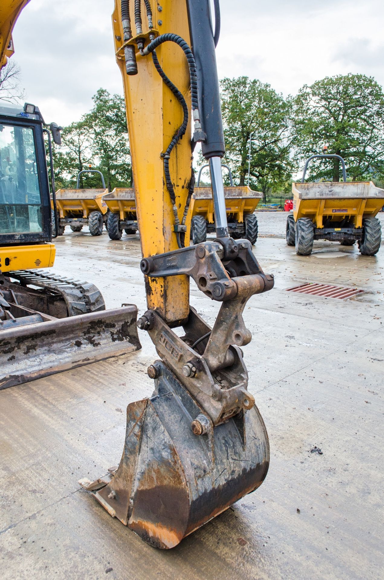 JCB 86C-1 Eco 8.5 tonne rubber tracked excavator Year: 2016 S/N: 2250290 Recorded Hours: 4734 blade, - Image 13 of 22