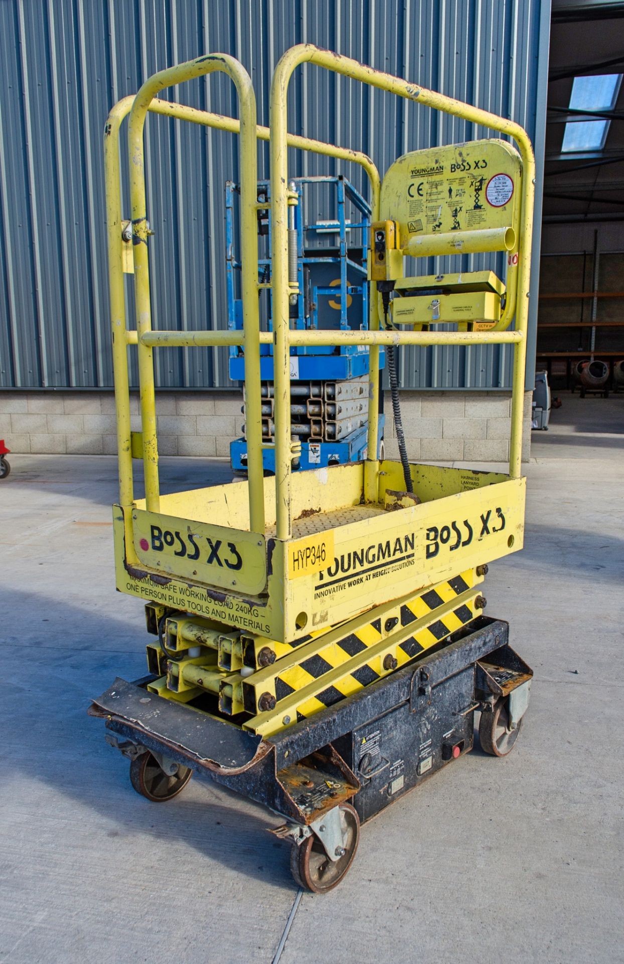 Youngman Boss X3 battery electric push around access platform Year: 2013 S/N: 12112 HYP346 - Image 3 of 6