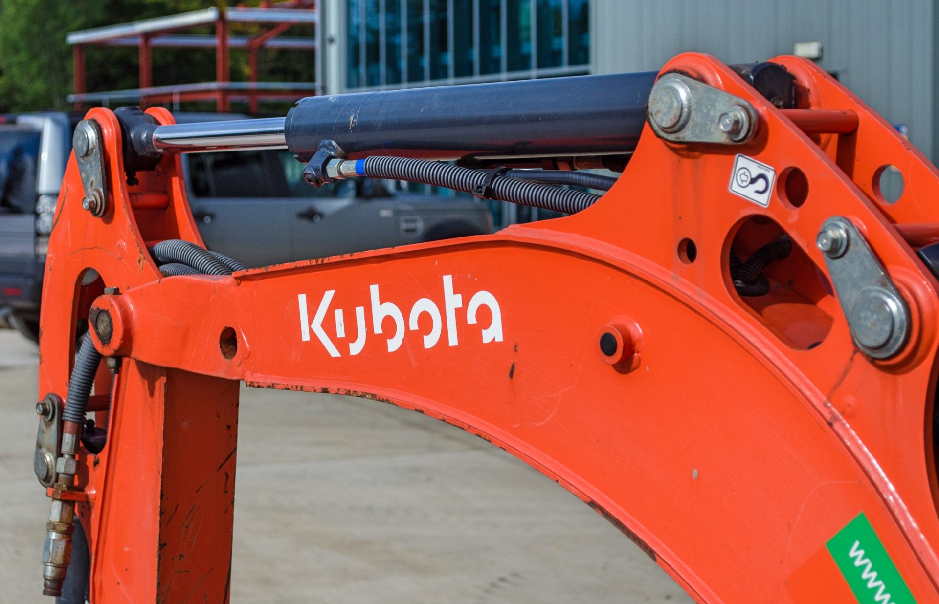 Kubota KX016-4 1.5 tonne rubber tracked mini excavator Year: 2016 S/N: 60127 Recorded Hours: 1308 - Image 9 of 23