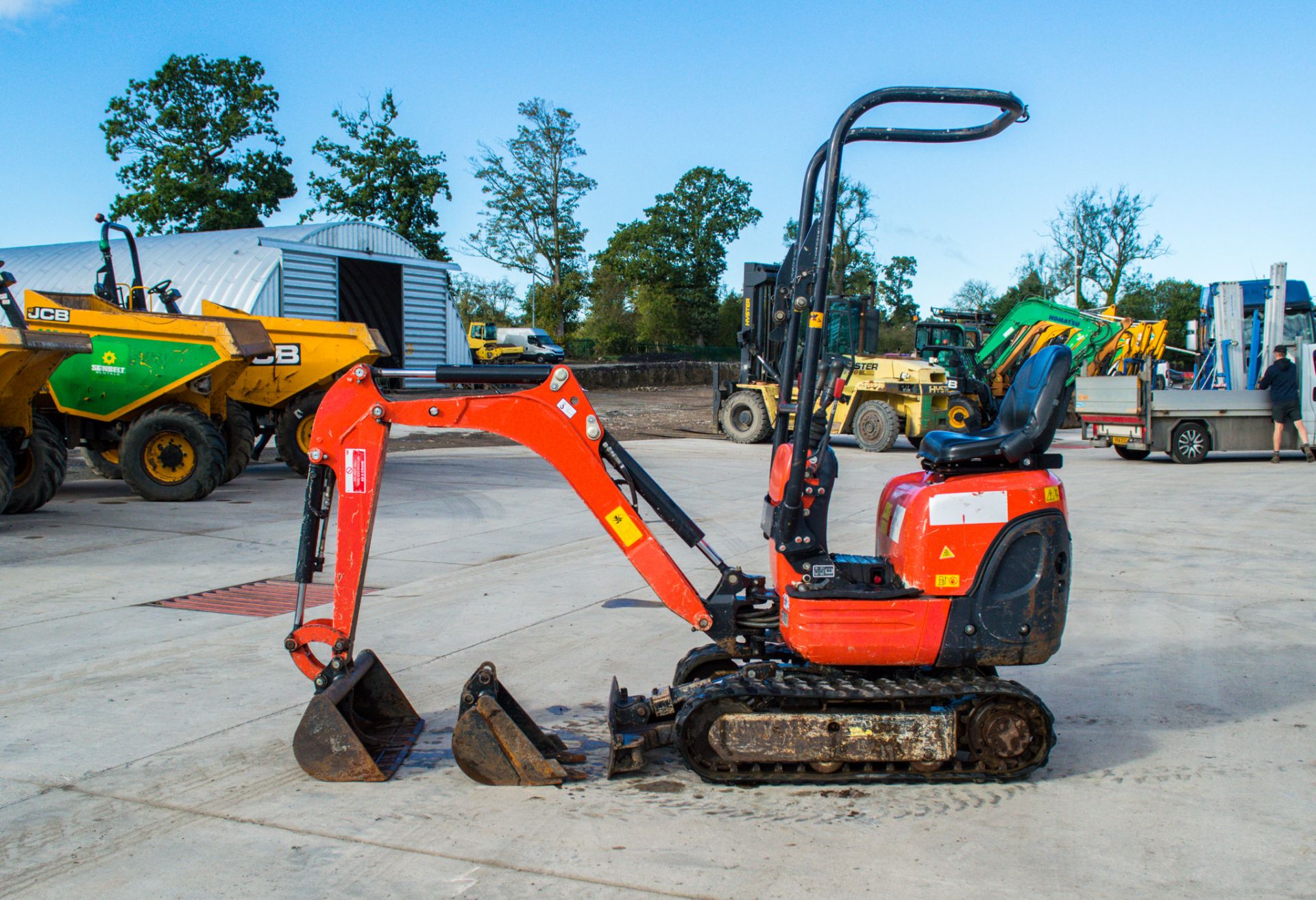 Kubota K008-3 0.8 tonne rubber tracked micro excavator Year: 2018 S/N: 31089 Recorded Hours: 850 - Image 7 of 22
