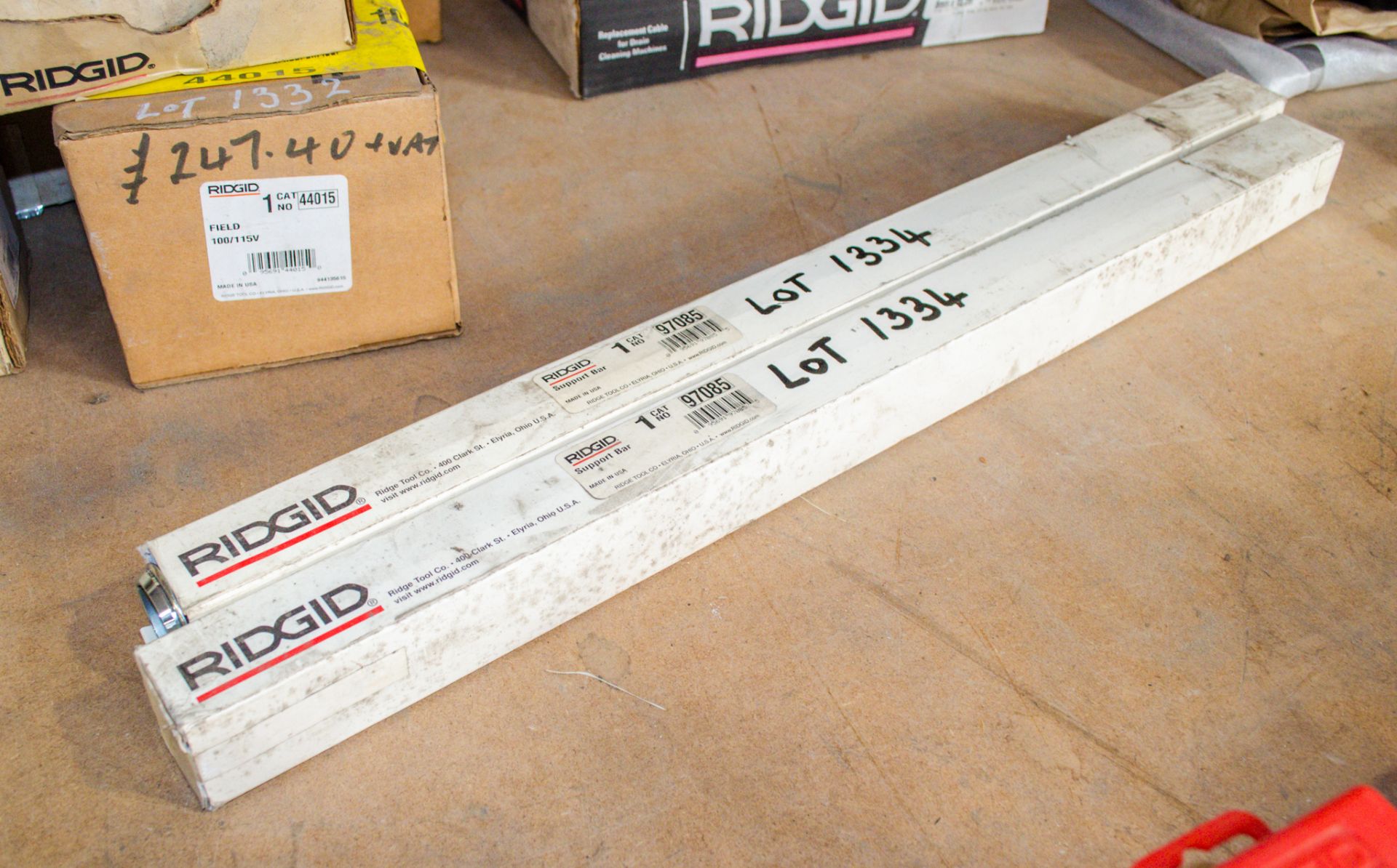 2 - Ridgid support bars ** New and unused **