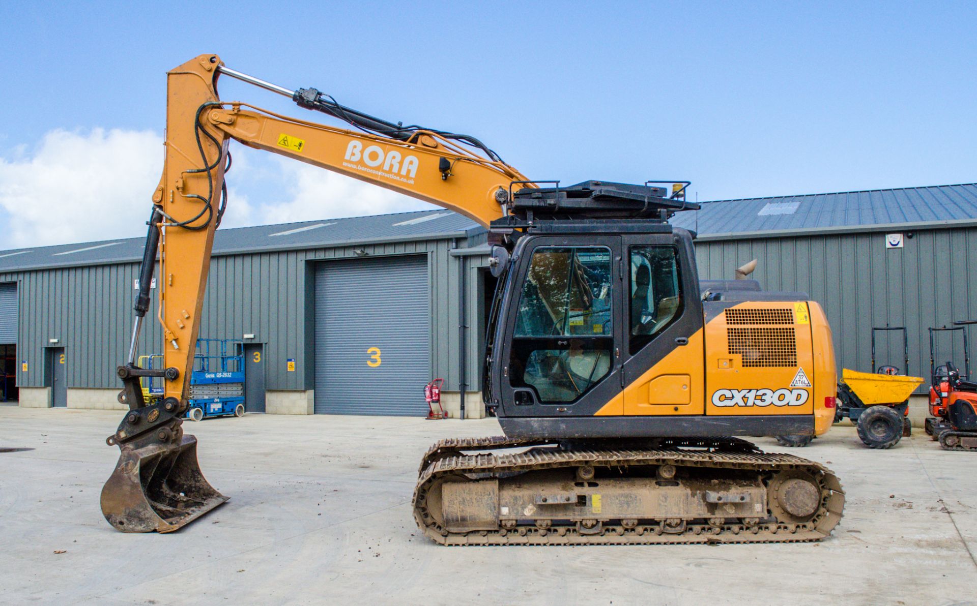 Case CX130D 13 tonne steel tracked excavator Year: 2018 S/N: A13306 Recorded Hours: 5779 piped, - Image 8 of 22