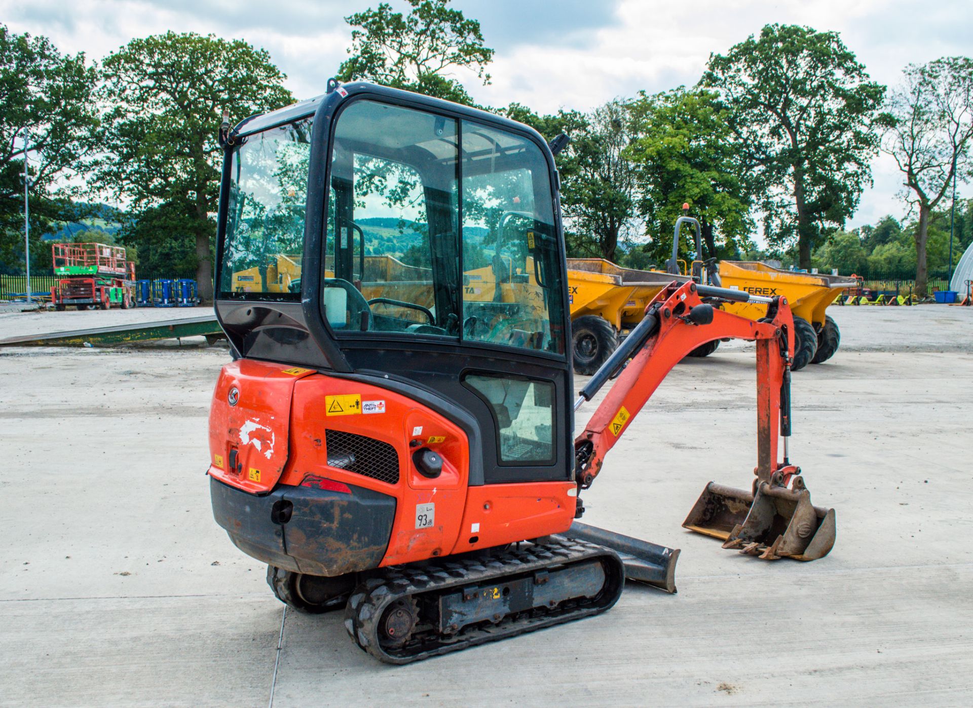 Kubota KX015-4 1.5 tonne rubber tracked mini excavator Year: 2018 S/N: 62600 Recorded Hours: 1604 - Image 4 of 19