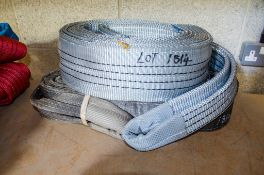 2 - 5 tonne x 5 metre webbing slings ** New and unused **