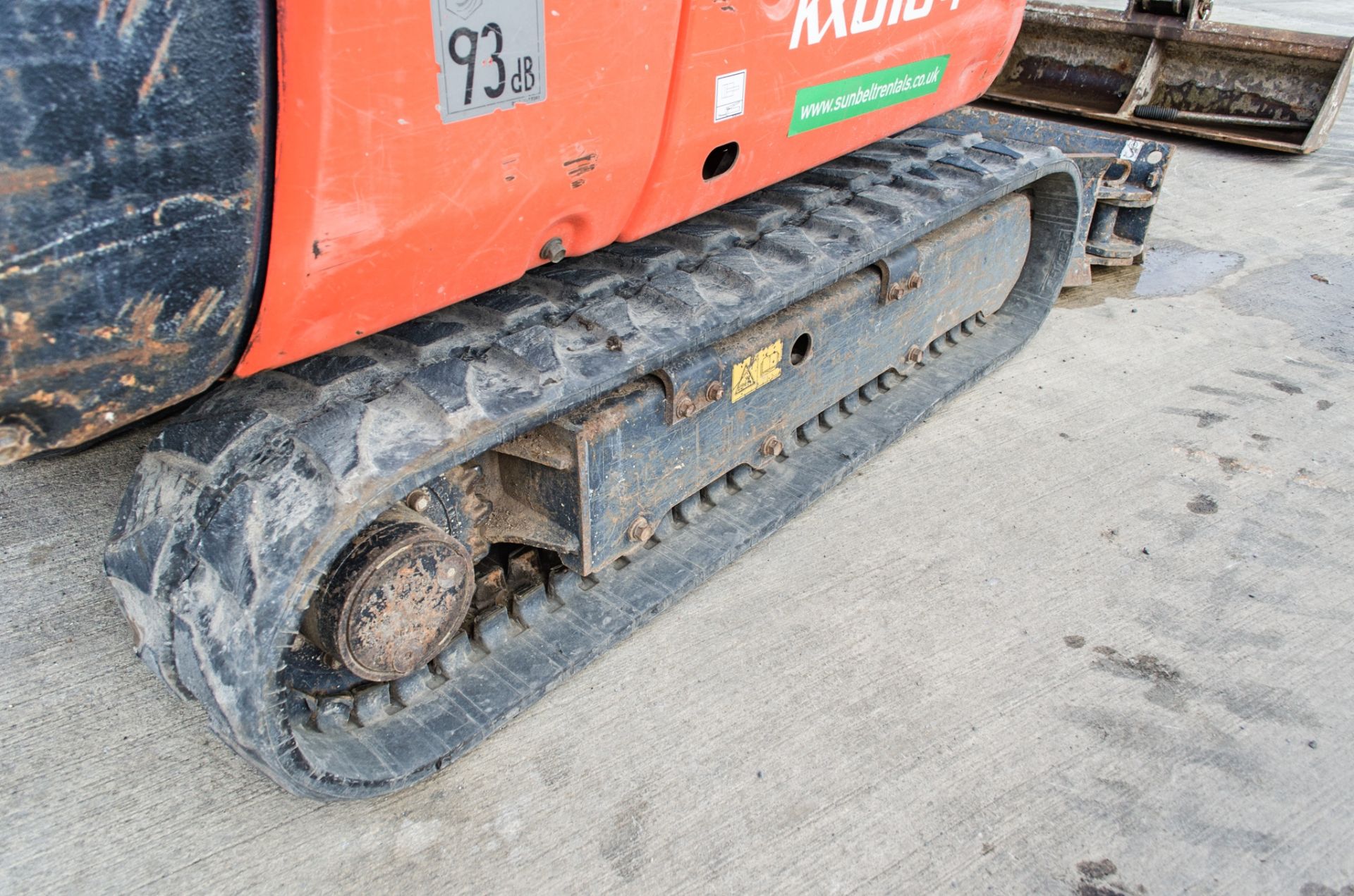 Kubota KX016-4 1.5 tonne rubber tracked mini excavator Year: 2016 S/N: 60127 Recorded Hours: 1308 - Image 11 of 23