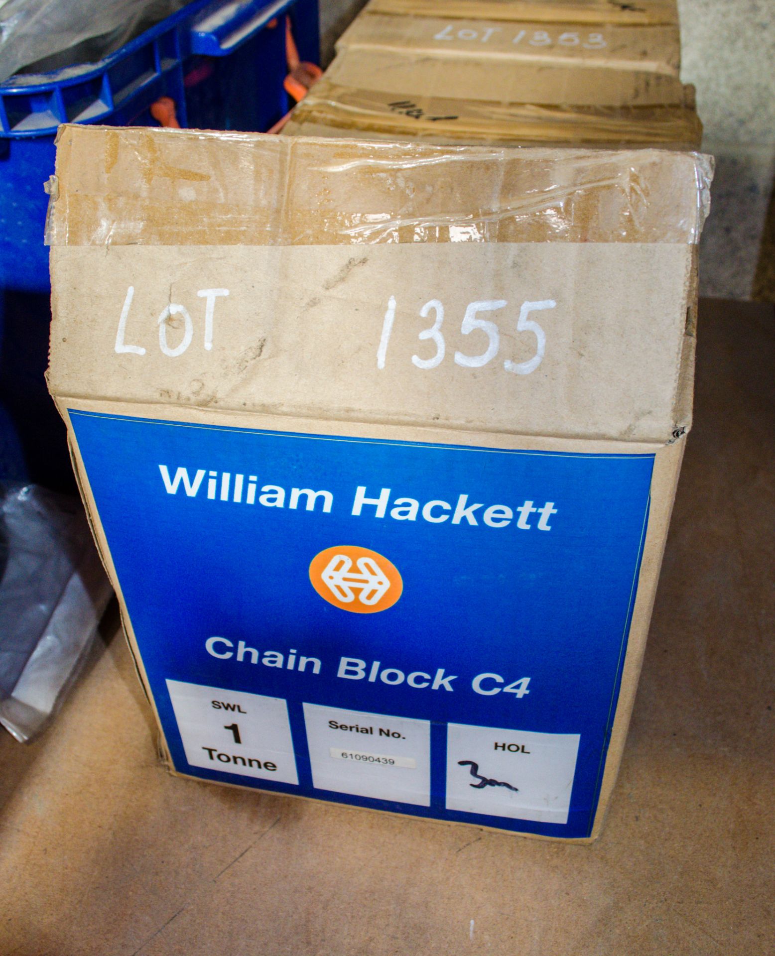 William Hackett 1 tonne chain block ** New and unused ** - Image 2 of 2