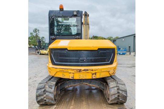 JCB 86C-1 Eco 8.5 tonne rubber tracked excavator Year: 2016 S/N: 2250290 Recorded Hours: 4734 blade, - Image 6 of 22