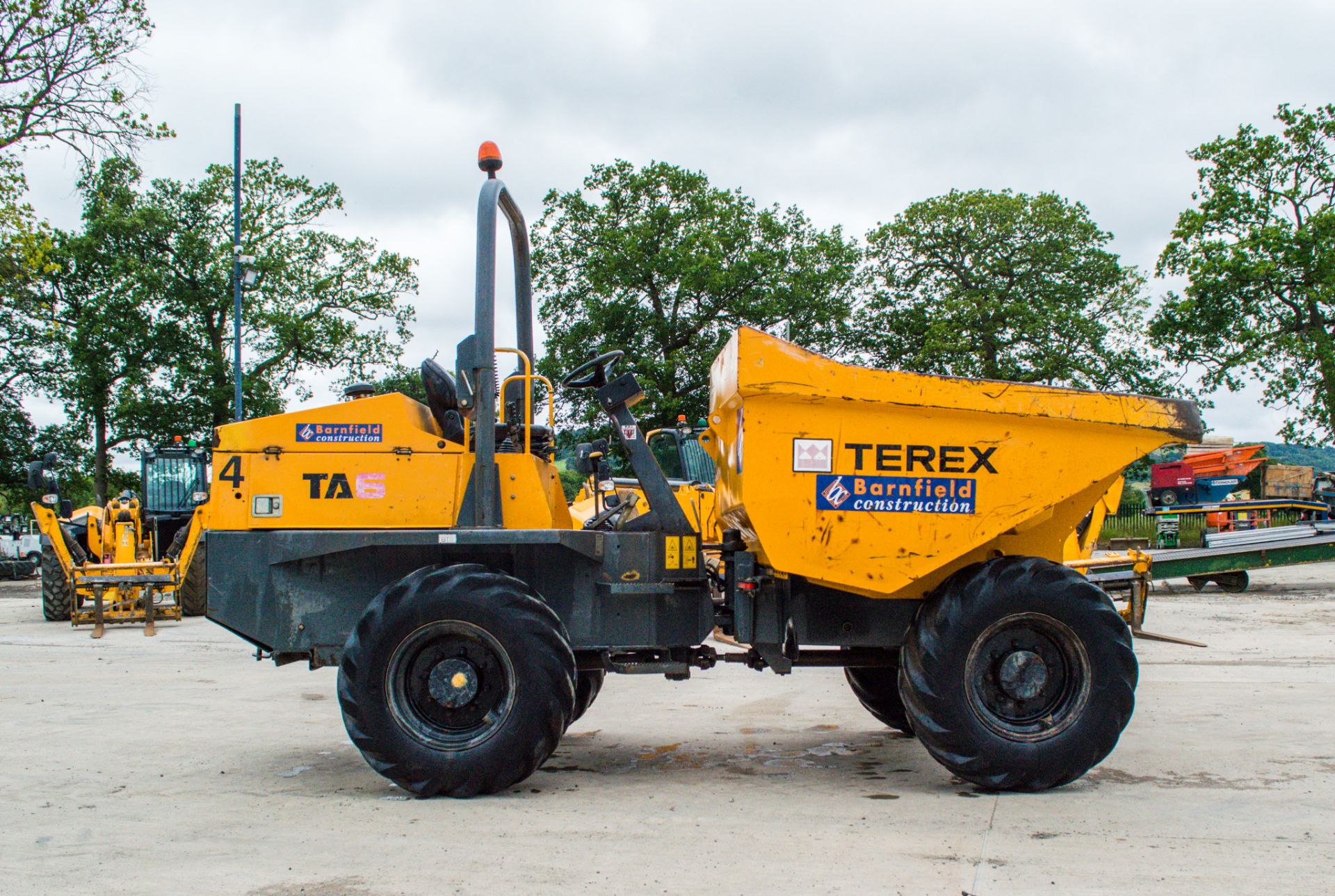 Terex TA6 6 tonne straight skip dumper Year: 2014 S/N: PH6030 Recorded Hours: 2521 - Image 7 of 22