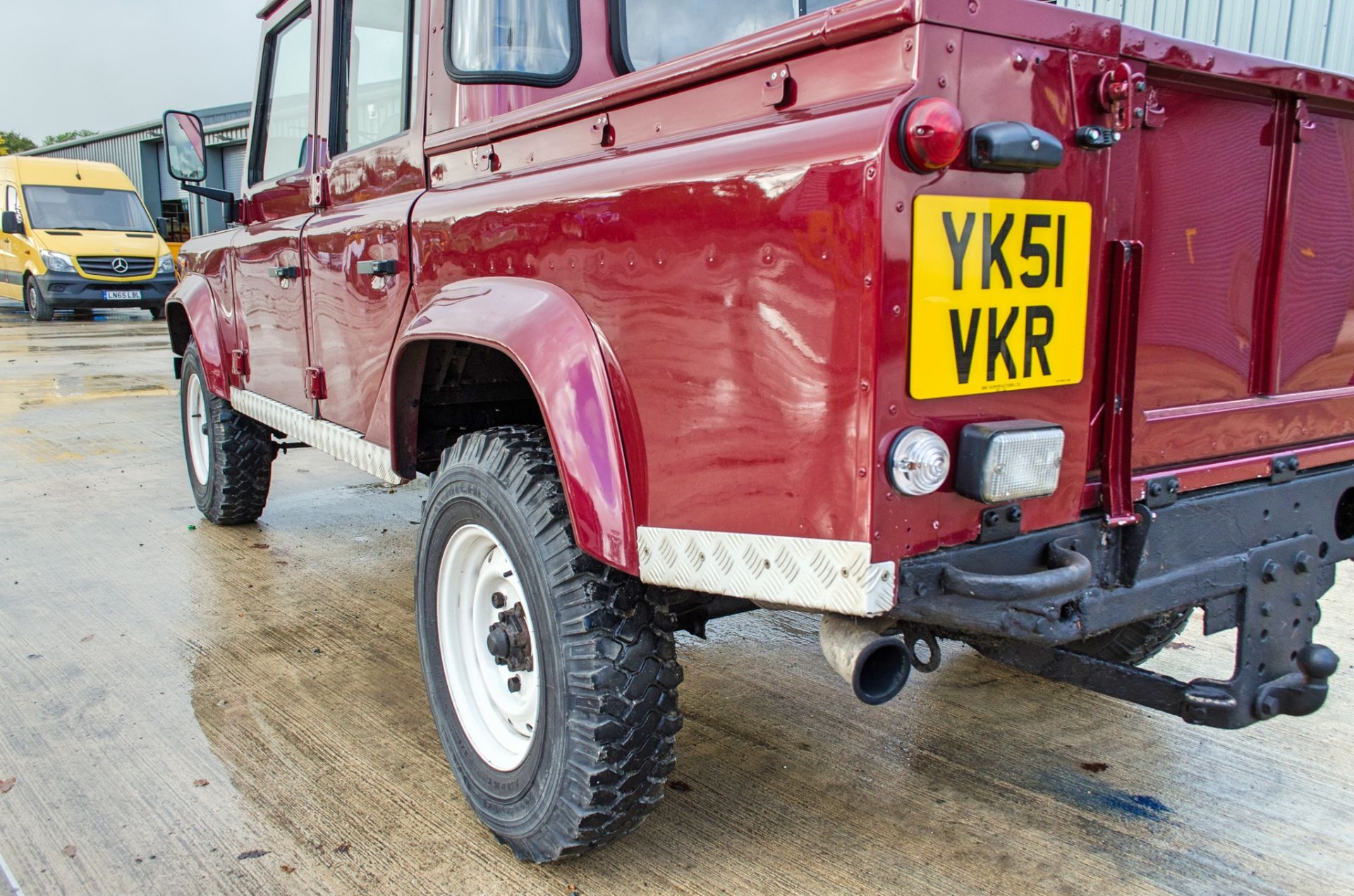 Land Rover Defender 110 County TD5 4x4 double cab pick up Registration Number: YK51 VKR Date of - Image 10 of 29