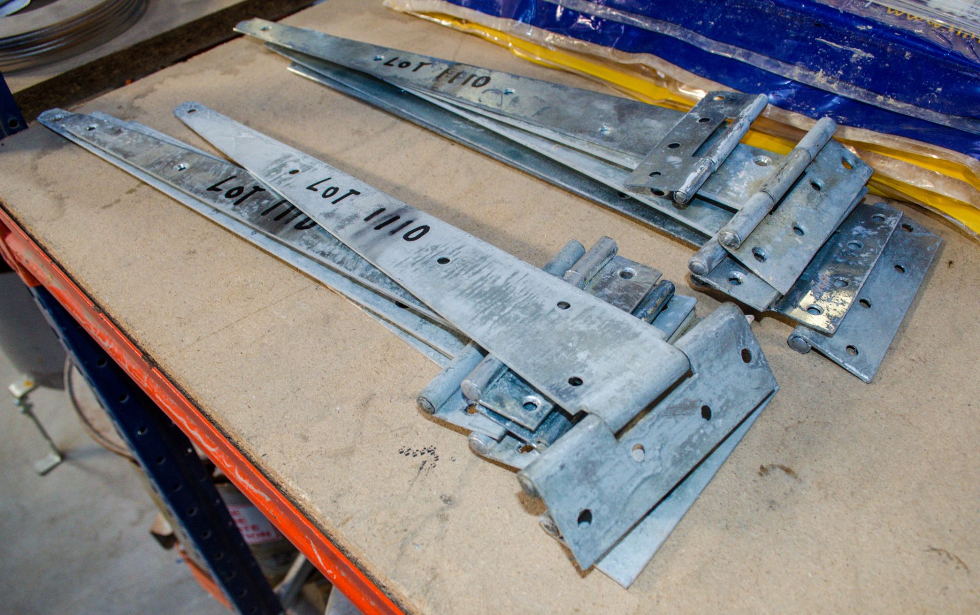 13 - galvanised door hinges