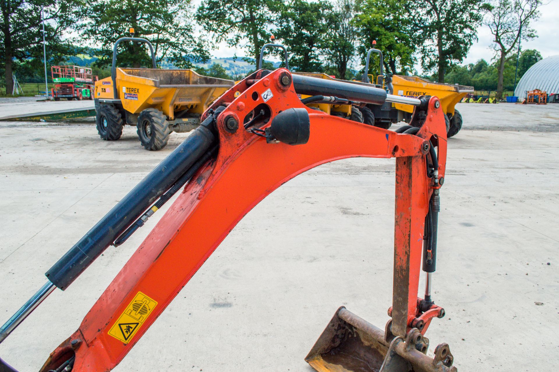 Kubota KX015-4 1.5 tonne rubber tracked mini excavator Year: 2018 S/N: 62600 Recorded Hours: 1604 - Image 10 of 19