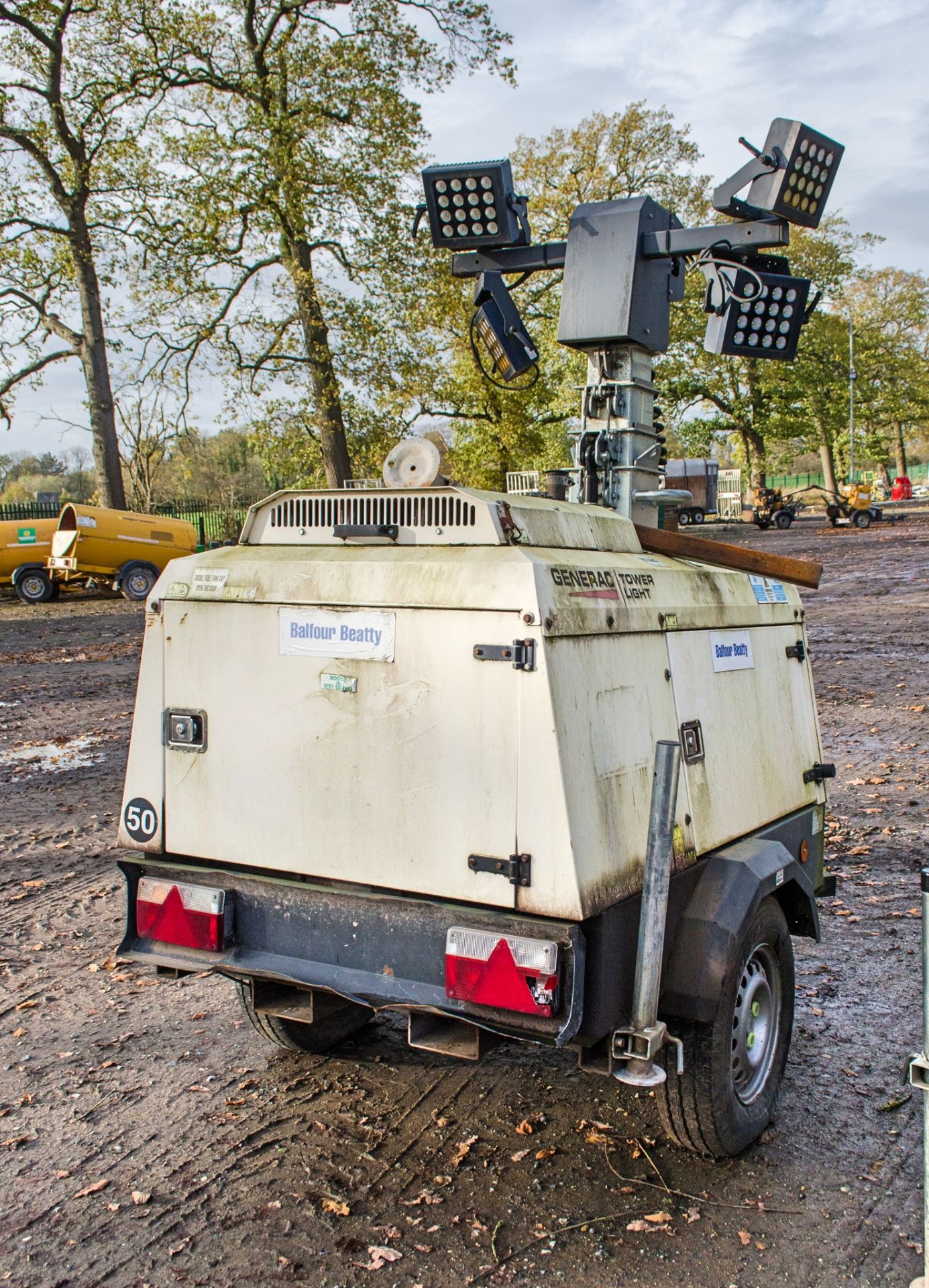 Generac VT-HYBRID fast tow diesel/hybrid tower light Year: 2016 S/N: 1604380 Recorded hours: 4387 - Image 2 of 11