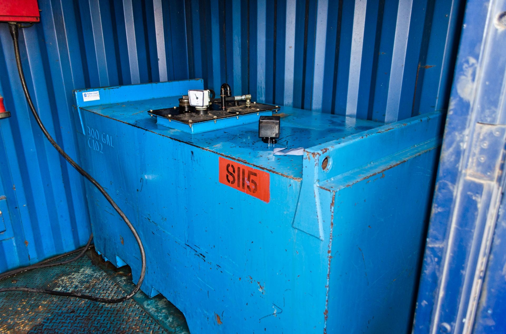 10ft x 8 ft steel power cell c/w Atlas Copco QAS40 diesel driven generator (Recorded Hours: 10,757), - Image 6 of 10