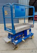 Power Tower push around battery electric access platform Year: 2016 S/N: 25770915A A667199