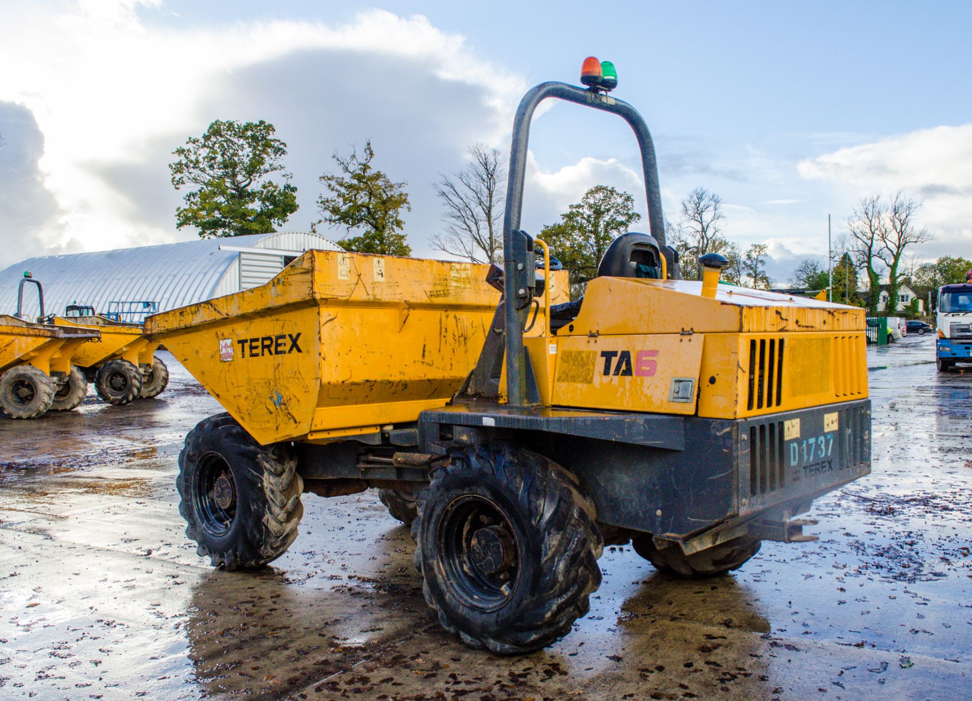 Terex TA6 6 tonne straight skip dumper Year: 2014 S/N: PH4936 Recorded Hours:  D1737 - Image 4 of 18