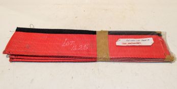 4 - red velcro strap wear sleeves ** New and unused **